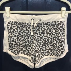 Cheetah print Zsupply pajama shorts
